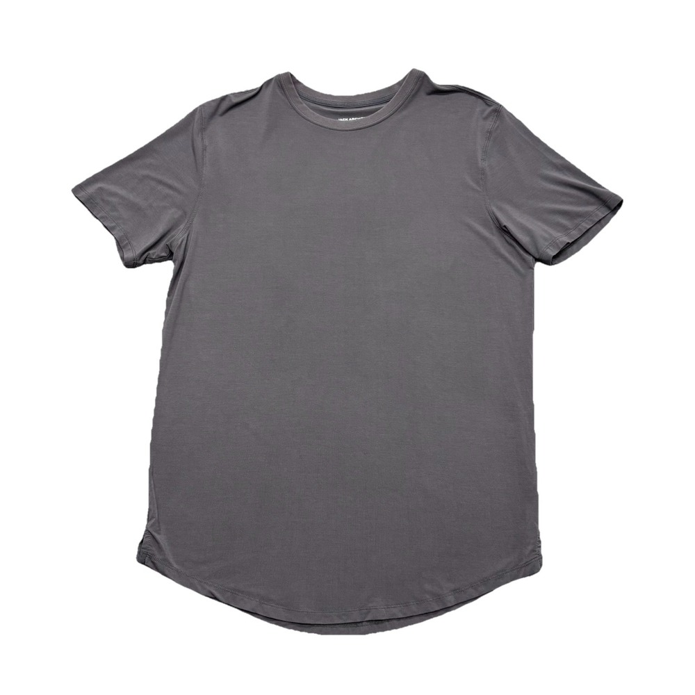 Jack Archer T Shirt Men's Size M Curved Hem Performance Stretch Modal Gray